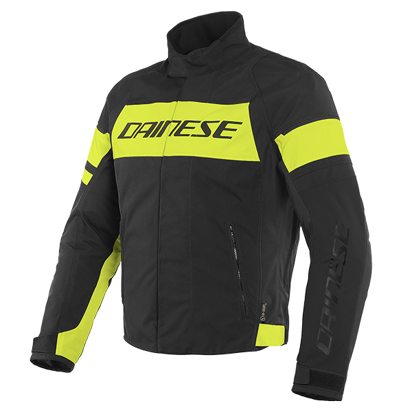 Dainese DAINESE SAETTA D-DRY JACKET R17 BLACK/FLUO-YELLOW/BLACK